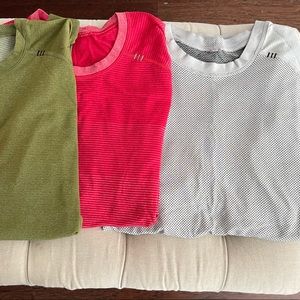 Lululemon Mens short sleeve shirts. XL. Price is for all six (6) shirts. Used.